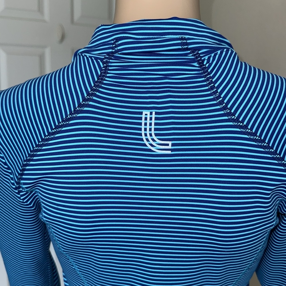 NWT LOLE Women's Blue Striped Ski Jacket Size Extra Small - Picture 4 of 16
